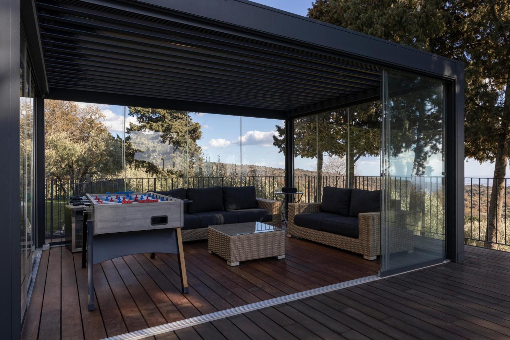 Scialaj Villa Di Lusso Sull'Etna Con Piscina E Vista Mare Ragalna Экстерьер фото