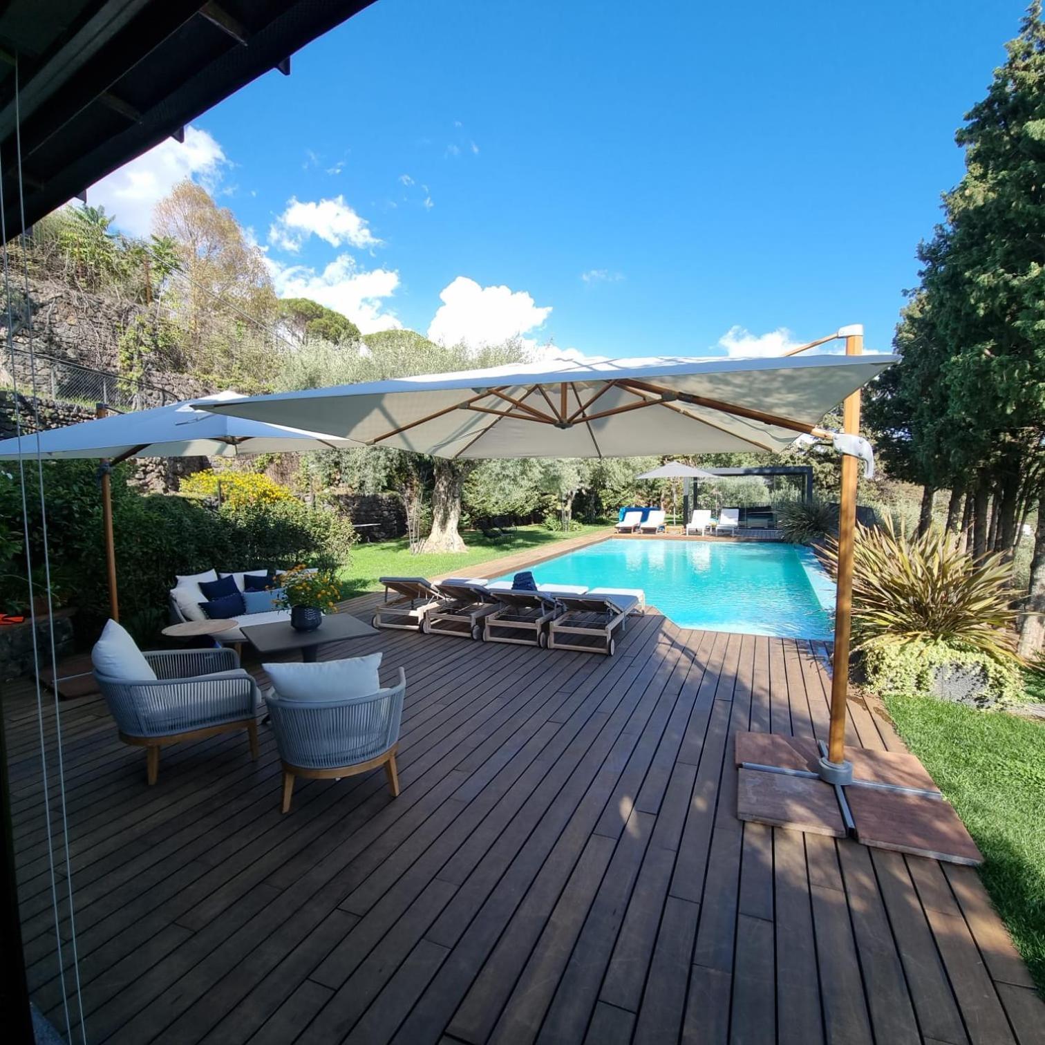 Scialaj Villa Di Lusso Sull'Etna Con Piscina E Vista Mare Ragalna Экстерьер фото